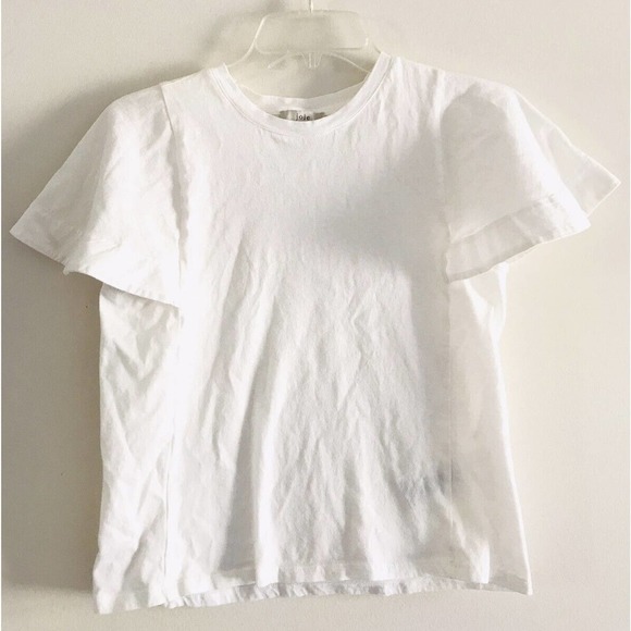 Joie | Women's White Short Sleeve Round Neck Pullover Aeowin T-Shirt Size XXS - Picture 6 of 13